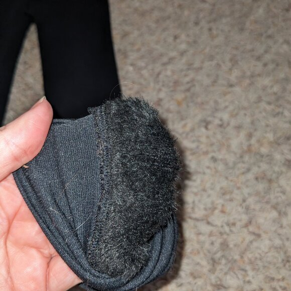Time & Tru Fleece Lined Leggings Sz S-M - Picture 3 of 4